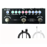CUVAVE Cube Baby Delay Pedal multiefectos Procesador Mezcladores Pedal de efectos de guitarra Phaser Reverb para guitarra acústica eléctrica