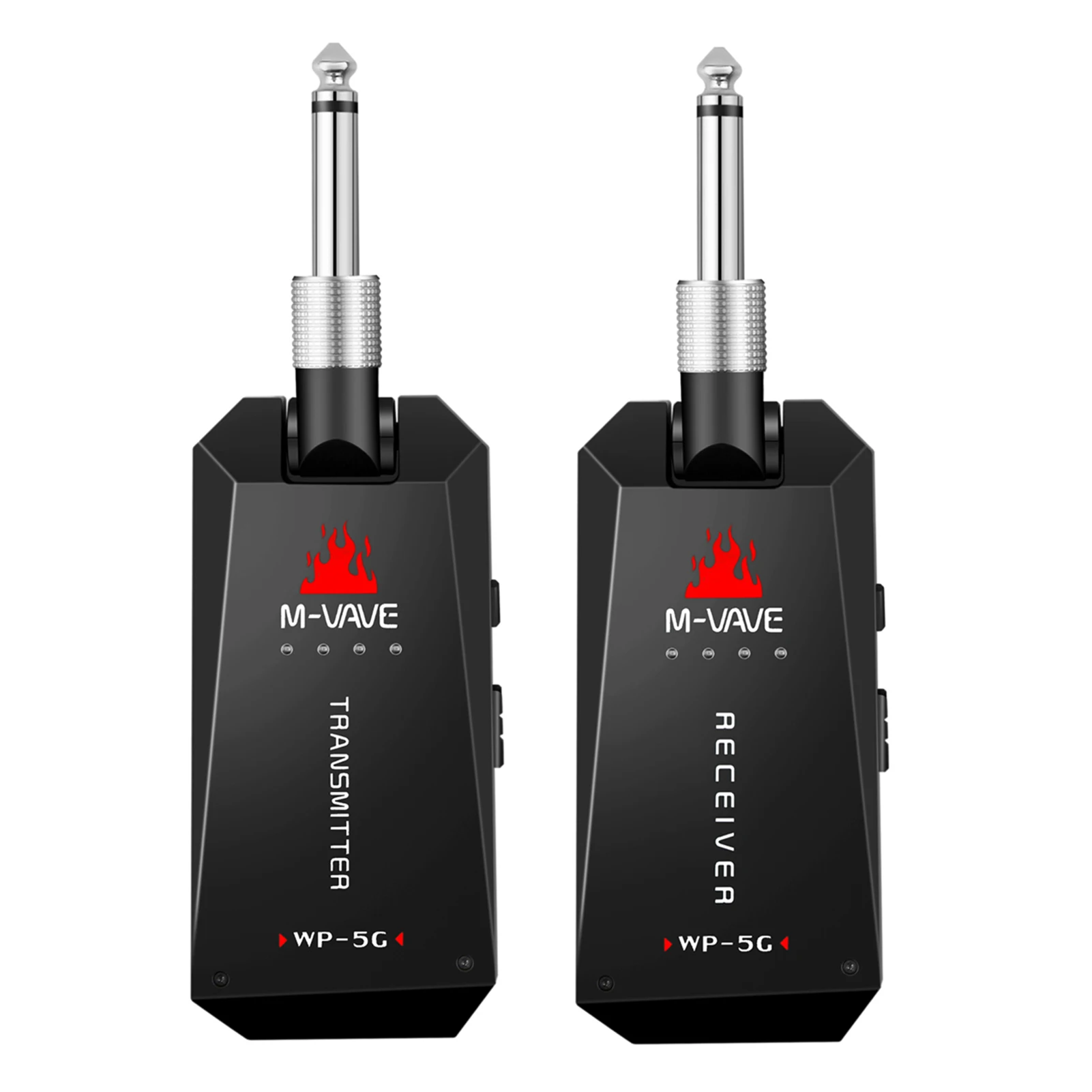 kf-Sa38ebc28c8a5434ca247cf580c5ed7cdV M-VAVE WP-5G 5,8G sistema de guitarra inalámbrico transmisor de Audio recargable receptor amplificador de guitarra accesorio de guitarra Cable tipo C - Imagen 1